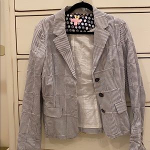 Lilly Pulitzer Seersucker Blazer